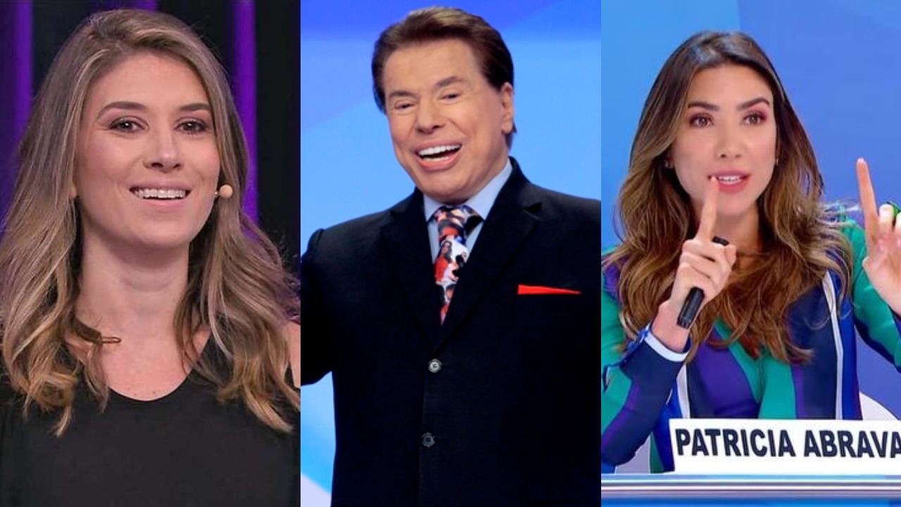 Silvio Santos, Rebeca Abravanel e Patrícia Abravanel (Foto: Divulgação/SBT/Montagem TV Foco)