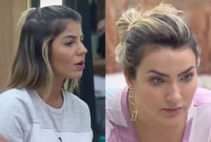 Thayse Teixeira e Hariany Almeida em A Fazenda 11 (Montagem: TV Foco)