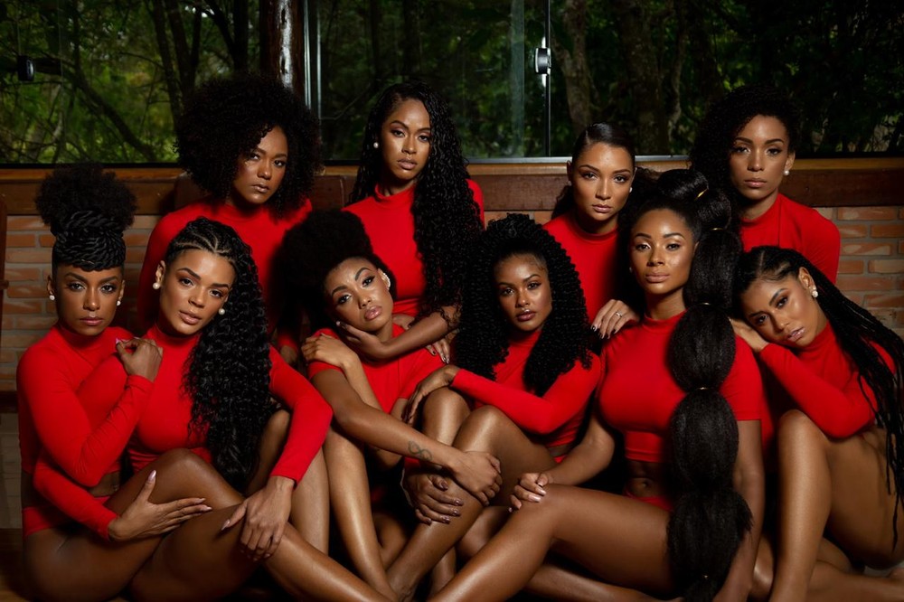 Bailarinas do Faustão posam em ensaio fotográfico para o Dia da Consciência Negra — (Foto: Eduardo Figueiredo)