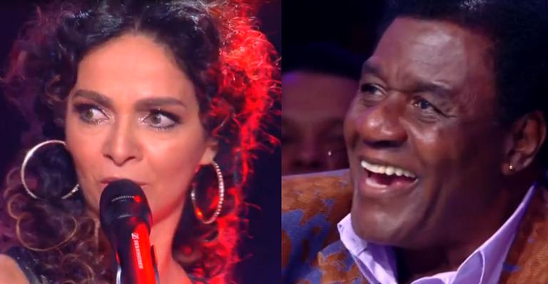 Claudia Ohana é eliminada após climão com Tony Tornado no Popstar (Foto: Reprodução/TV Globo)