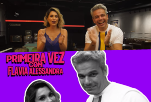 Flavia Alessandra deu uma entrevista reveladora na estreia do canal no YouTube de Otaviano Costa (Foto: Reprodução/YouTube)