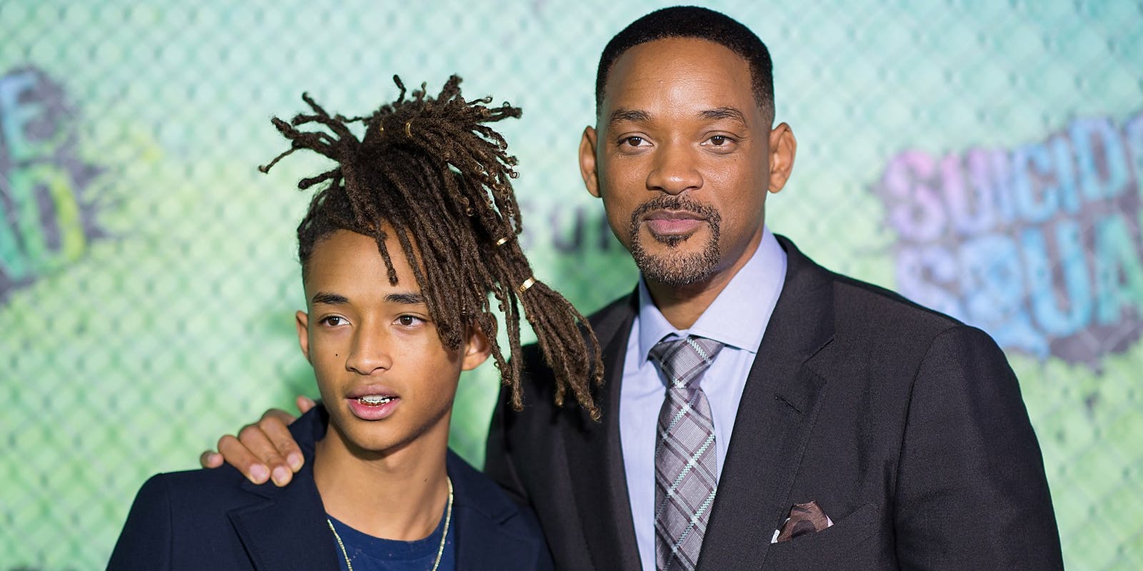 Jaden e o pai Will Smith (Foto: Reprodução)