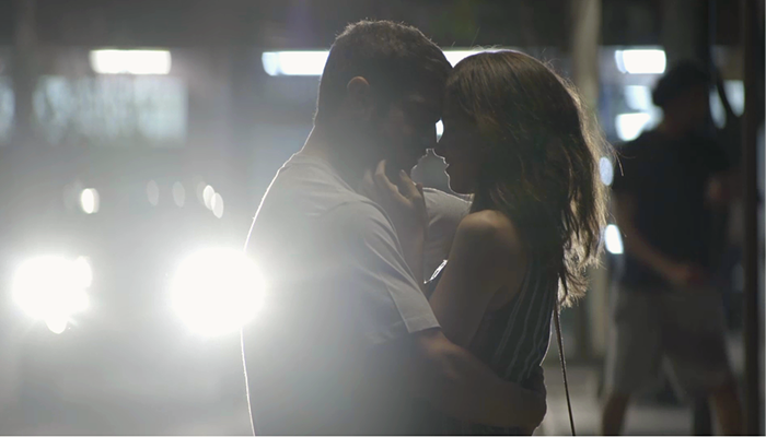 Rock (Caio Castro) vai se declarar para Joana (Bruna Hamú) em A Dona do Pedaço (Foto: Reprodução/Globo)