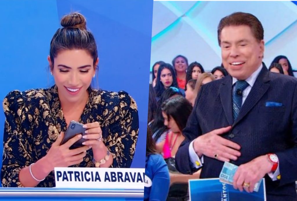 Silvio Santos colocou a filha Patricia Abravanel em extrema saia justa (Foto reprodução)