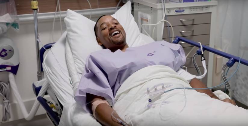 Em cama de hospital, Will Smith entra em estado de desespero após descobrir câncer (Foto: Reprodução)