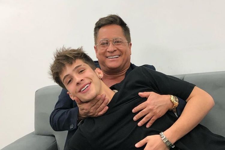  Leonardo e João Guilherme (Foto: Reprodução, Instagram)