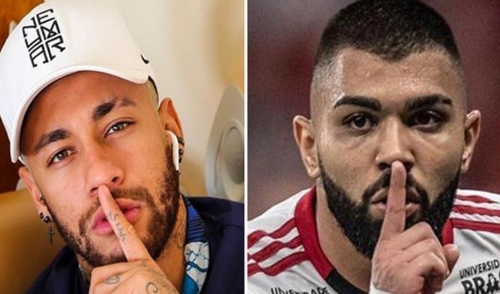 Confusão entre Gabigol e Neymar é exposta nas redes sociais (Foto: Reprodução)