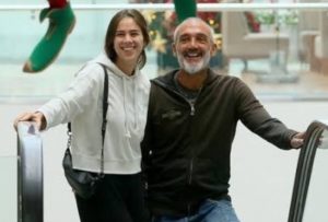 Jadhe e Papinha passeiam em shopping - Edson Aipim/AgNews