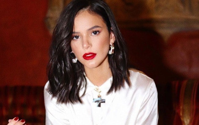 A atriz global Bruna Marquezine surpreendeu com foto íntima (Foto: Reprodução)