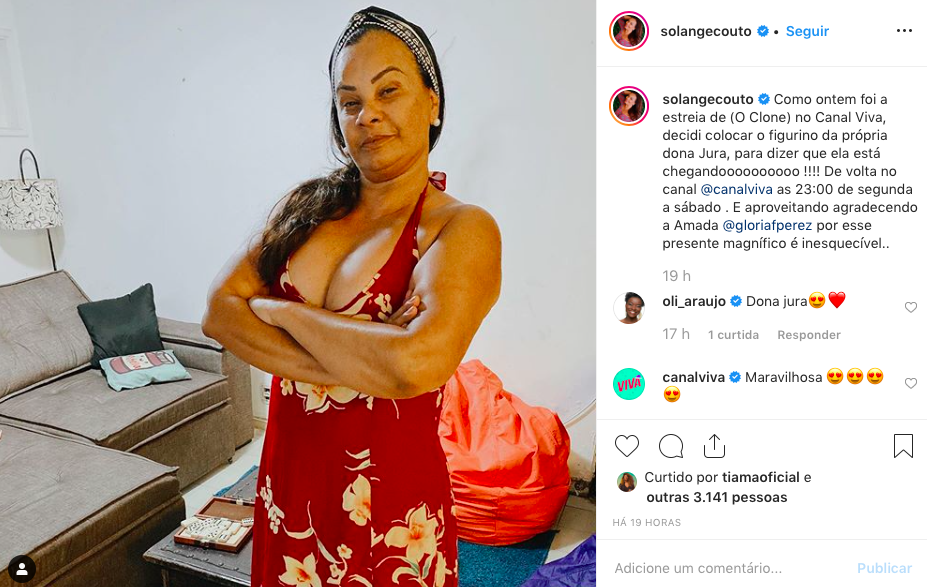 Solange Couto, O Clone