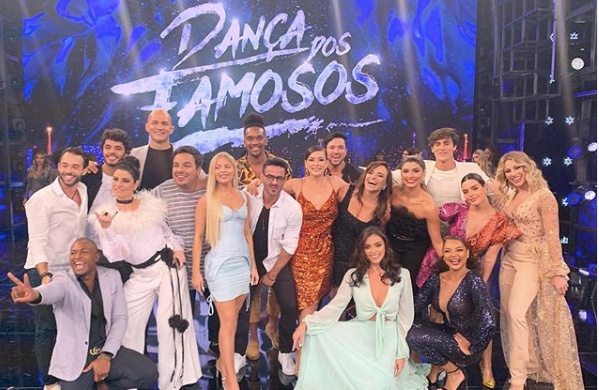 Participantes do quadro Dança dos Famoso do Domingão do Faustão. Foto: Reprodução