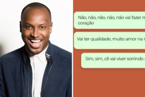 Thiaguinho exibe 'conversa' de WhatsApp romântica e deixa fãs ao delírio com mensagem apaixonada: 