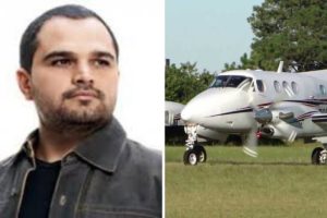 Luciano Camargo perde o controle, joga pedra em avião e se defende: “estou mais tranquilo” - Montagem: TV Foco