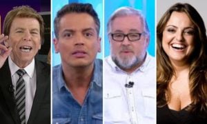 Nelson Rubens, Leo Dias, Leão Lobo e Fabiola Reipert e outros: quanto faturam os fofoqueiros mais famosos do Brasil - Montagem: TV Foco