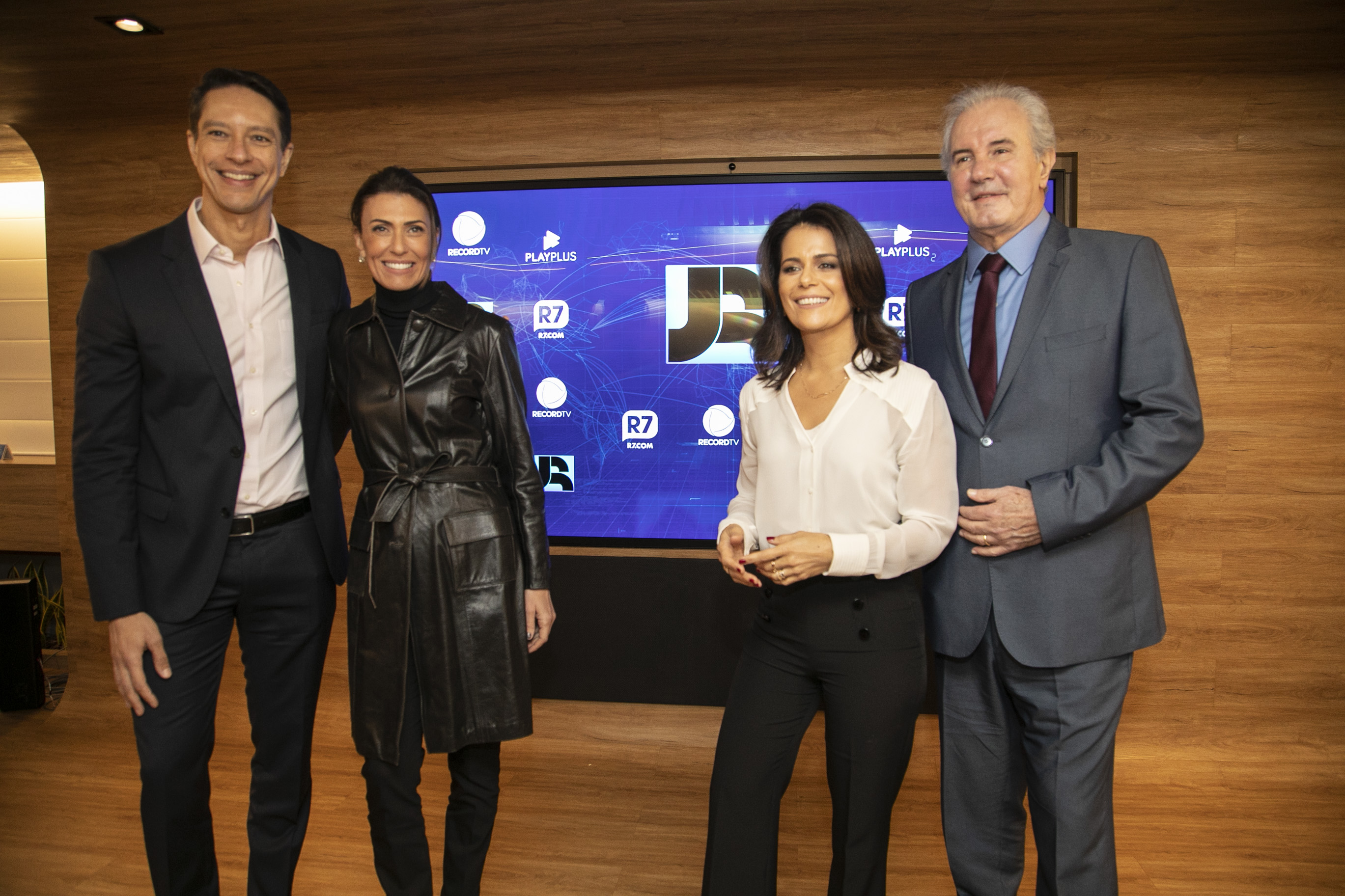 Equipe do Jornal da Record em 2019(Foto: Reprodução)