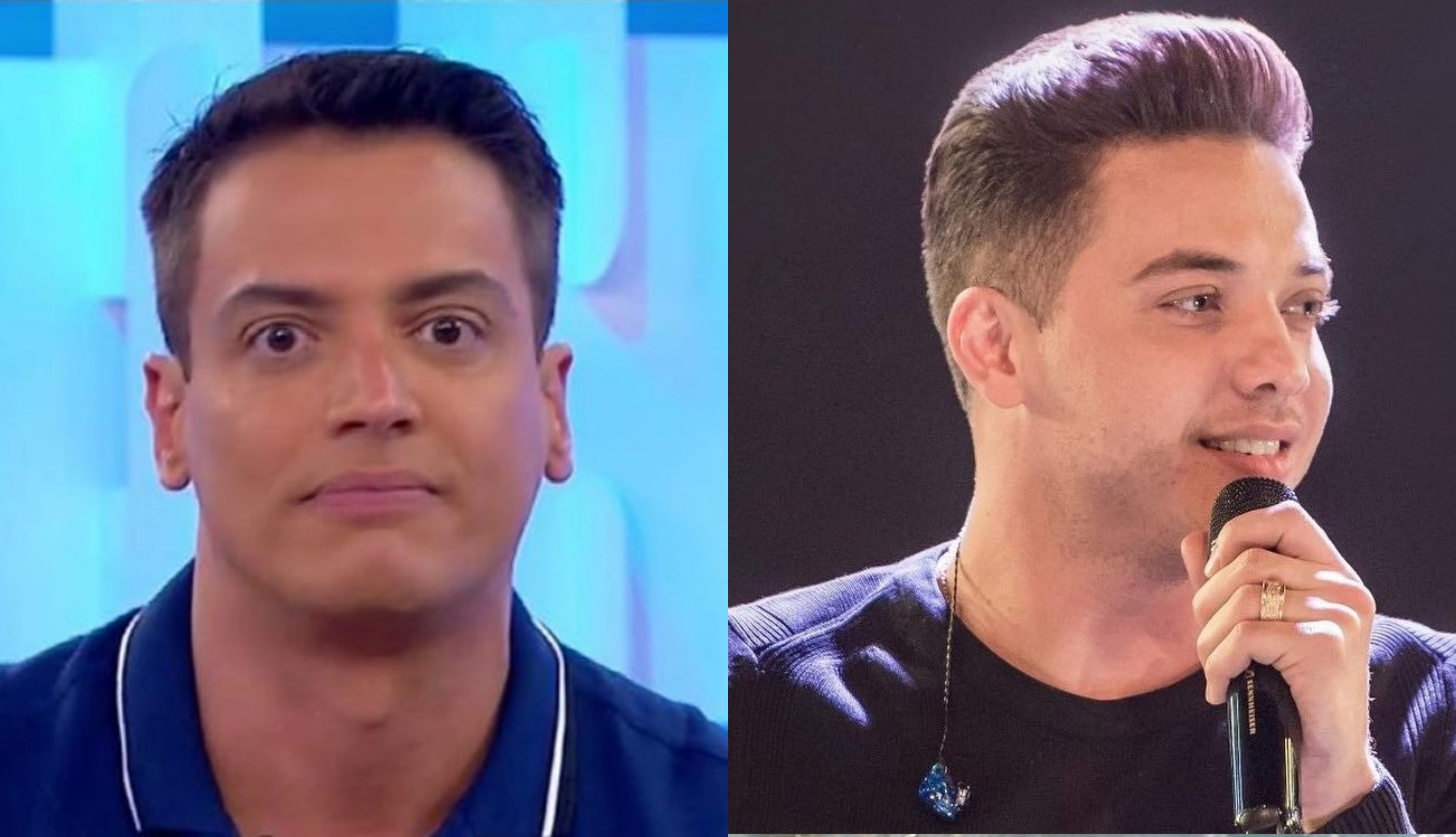 Após fazer críticas contra a mãe do famoso cantor sertanejo, Wesley Safadão, Leo Dias do SBT acaba xingando músico (Foto: Montagem TV Foco)