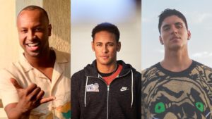 Imagem do post Neymar, Gabriel Medina e Thiaguinho são vistos em noitada e flagras são divulgados