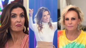 Rebeca Abravanel, Fátima Bernades e Ana Maria Braga (Foto: Reprodução/Globoplay/SBT/Instagram)