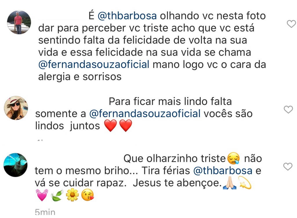 Tristeza de Thiaguinho virou motivo de preocupação dos internautas