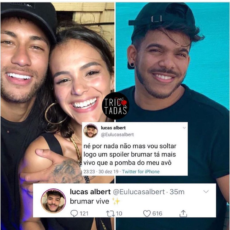 Neymar e Bruna Marquezine tiveram a volta anunciada (Foto: Reprodução)