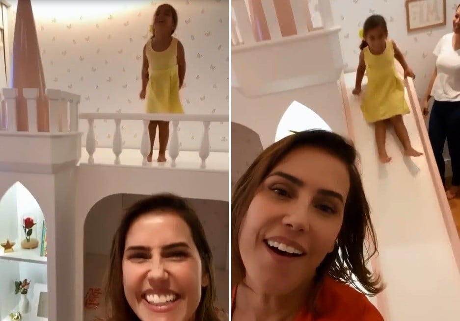 Deborah Secco mostra felicidade da filha com nova cama (Foto: Reprodução/Instagram)