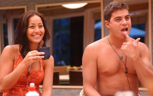 Sabrina Sato e Dhomini durante o confinamento no BBB (Foto: Reprodução)