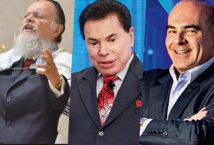 Edir Macedo, Silvio santos e Marcelo de Carvalho são donos respectivamente da Record, SBT e RedeTV! (Foto reprodução)