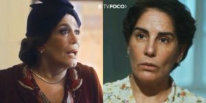 Emília é vivida por Susana Vieira e Lola por Gloria Pires em Éramos Seis (Foto: Montagem/TV Foco)