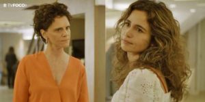 Lídia e Erica protagonizarão grande barraco na novela das nove Amor de Mãe (Foto: Montagem/TV Foco)