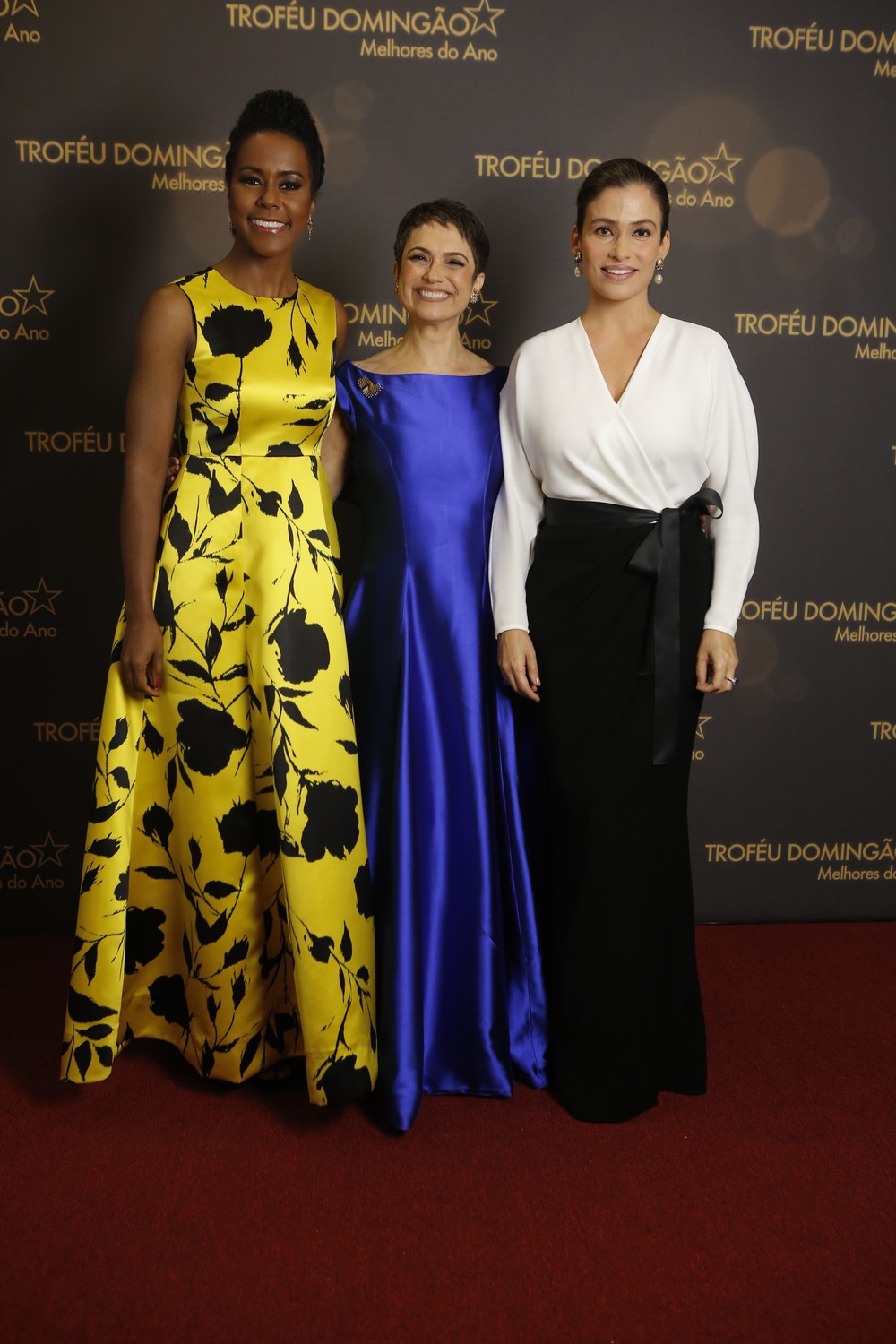 Renata Vasconcellos, Sandra Annenberg e Maju Coutinho; Globo