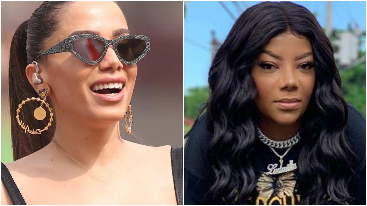 Ludmilla falou sobre uma possível parceria com Anitta (Foto: Reprodução/ Montagem TV Foco)