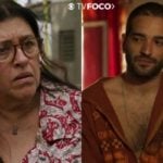 Lurdes e Sandro em Amor de Mãe (Foto: Montagem/TV Foco)