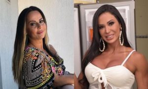 Gracyanne Barbosa e Viviane Araújo não se dão muito bem  (Foto: Montagem TV Foco)