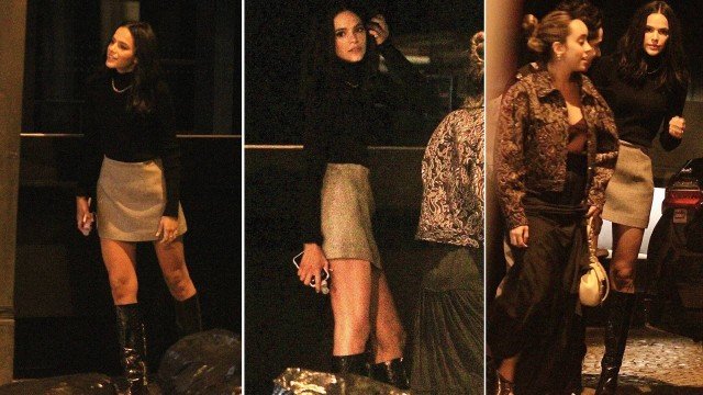 Bruna Marquezine foi flagrada em um famoso bar do Leblon (Foto: Extra)