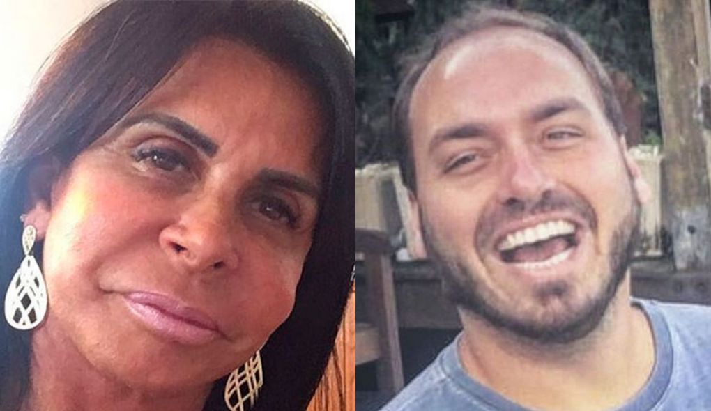 Gretchen ameaçou processar Carlos Bolsonaro após zoação com Thammy Miranda em redes sociais (Foto: Montagem/TV Foco)