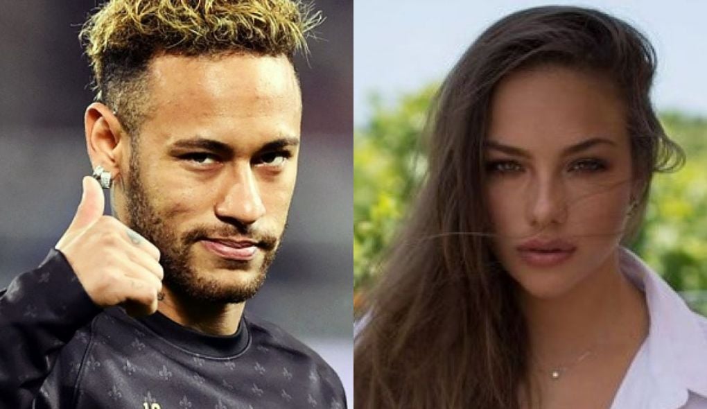 Jogador Neymar, e de Bruna Marquezine, e a modelo Katerina Safarova (Foto: Montagem/TV Foco)