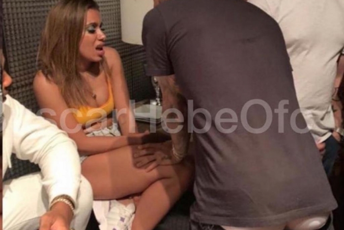 Anitta ficou incomodada com as investidas de Gabigol (Foto: Reprodução/Instagram Vem Me Buscar Hebe Oficial)