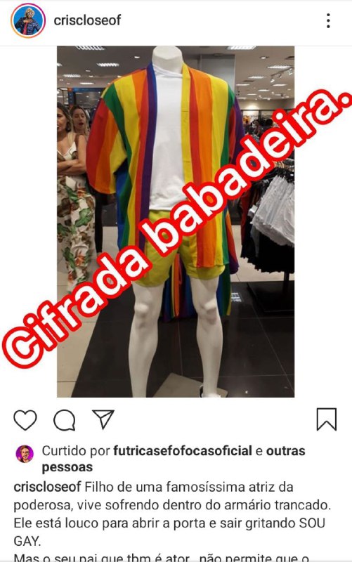 Casal de atores da Globo estariam impedindo o filho de se assumir gay (Foto: Reprodução)