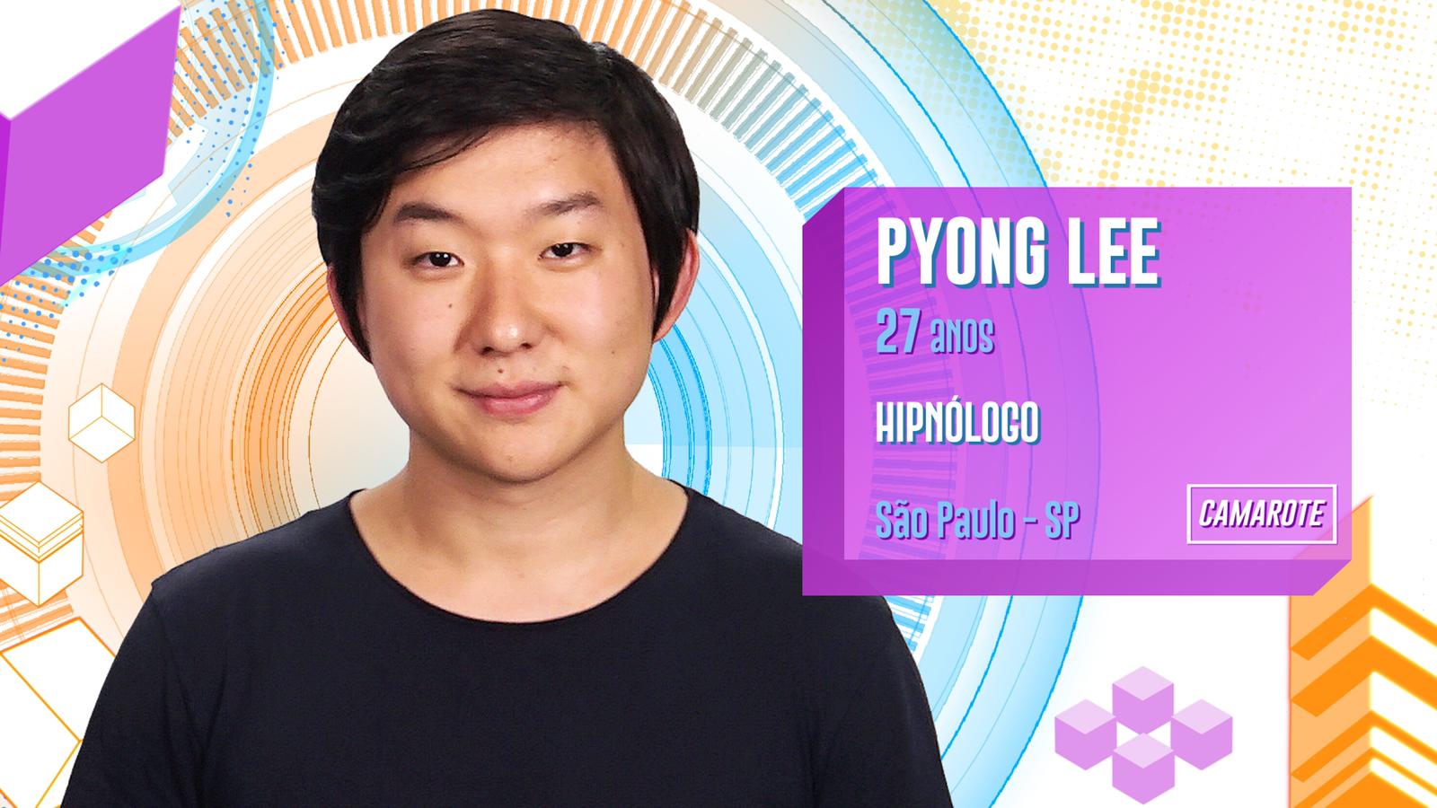 Pyong Lee no BBB20 (Foto: Reprodução/ Globo)