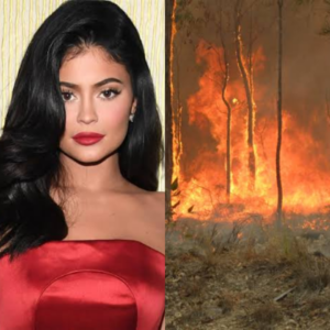 Kylie Jenner doa mais de R$ 4.000.000 para ajudar no combate aos incêndios na Austrália (Foto: Reprodução)