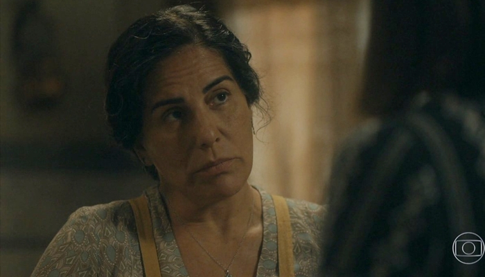 Lola (Gloria Pires) será enganada pela irmã em Éramos Seis (Foto: Reprodução/Globo)