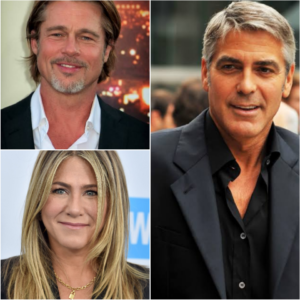 George Clooney banca o casamenteiro no retorno de Jennifer Aniston e Brad Pitt (Foto: Reprodução)