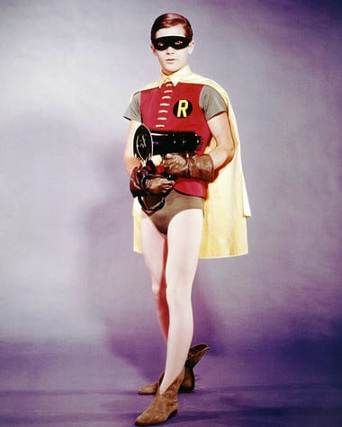 o ator que viveu o Robin da série dos anos 60, Burt Ward (Imagem: Divulgação)