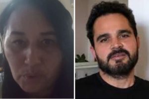 A ex-esposa de Luciano Camargo, Cleo Loyola, voltou a chamá-lo de gay  -  Monatagem: TV foco