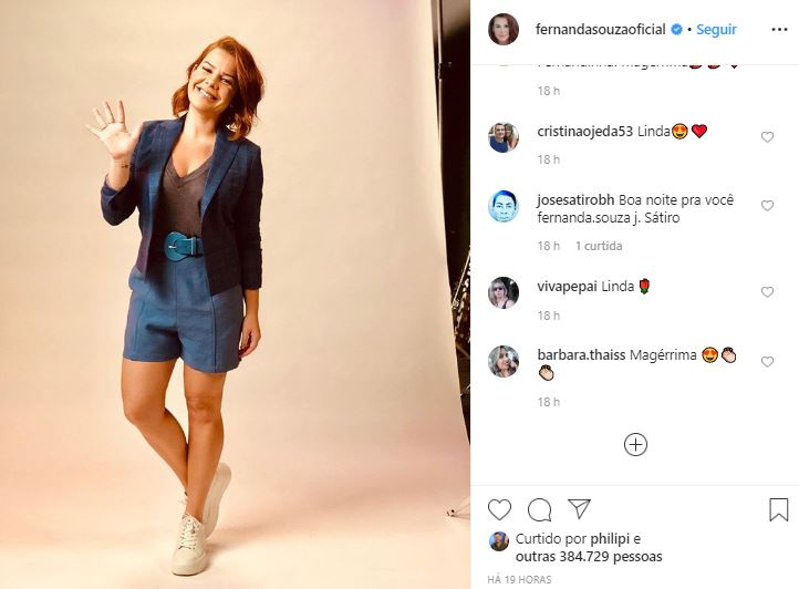 Na pior? Acho que não. Após boatos maldosos, a famosa ex-atriz da Globo surpreendeu os seguidores ao esbanjar felicidade nas redes sociais (Foto: reprodução/Instagram)