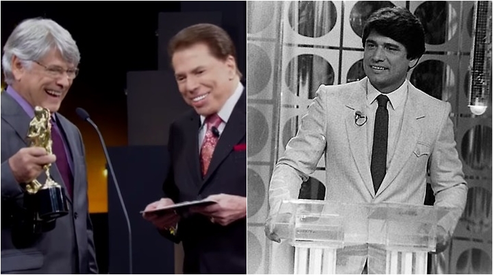 Sérgio Chapelin já comandou programa na emissora de Silvio Santos. (Foto: Montagem/Reprodução)