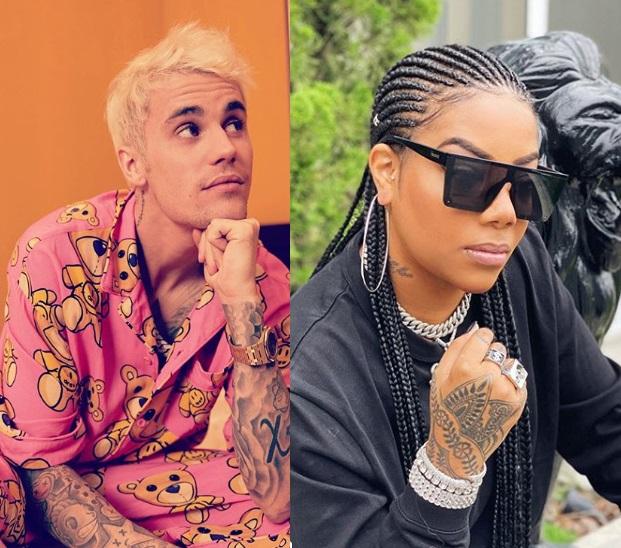 Justin Bieber aprovou vídeo de Ludmilla ao som de Yummy e repostou momento em seu stories (Foto: Reprodução)