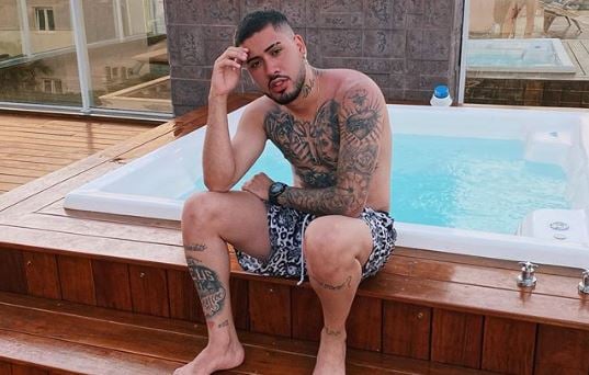 Ex de Flávia Pavanelli, o famoso cantor e funkeiro, Kevinho deixou os seus seguidores de queixo caído ao falar sobre tatuagem com namorada (Foto: Reprodução/Instagram)