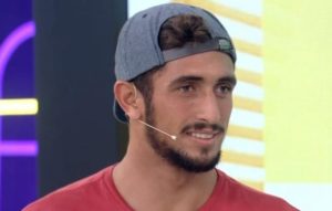 Lucas Chumbo foi o primeiro eliminado do BBB 20, após enfrentar um Paredão contra Bianca Andrade, a Boca Rosa (Foto: Reprodução)