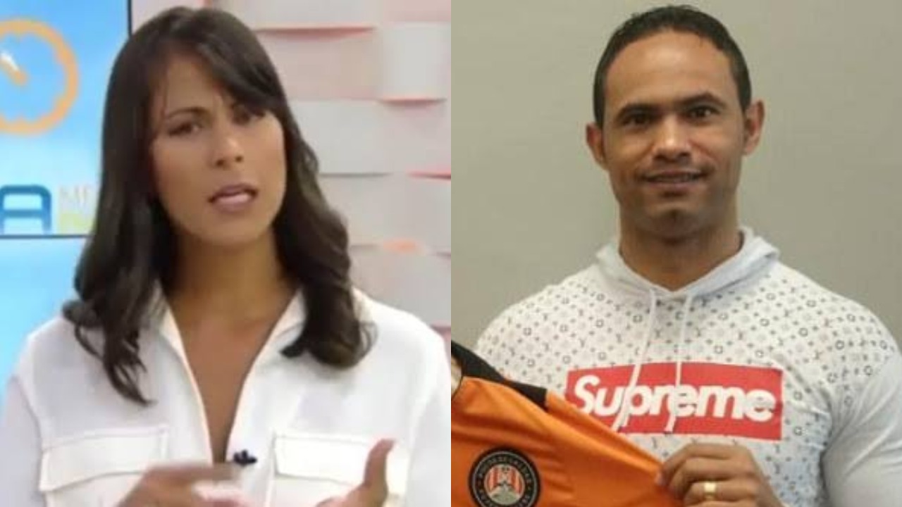 Jéssica Senra e o goleiro Bruno (Foto: Reprodução/TV Globo/Montagem TV Foco)